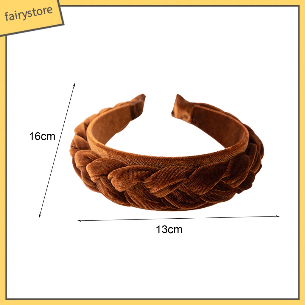 Băng Đô Cài Tóc Kết Cấu Mềm Bản Rộng Dùng Hàng Ngày