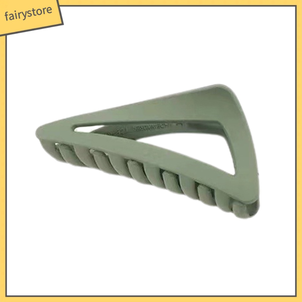 Kẹp Tóc Càng Cua Dạng Nhám Hình Tam Giác Đơn Giản