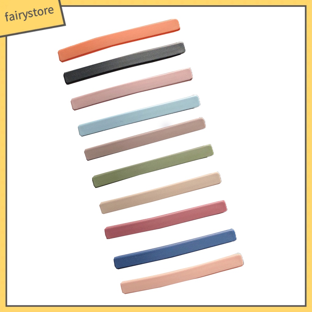 Set 10 Kẹp Tóc Co Giãn Cố Định Tóc Chống Nứt / Nứt Nẻ Tiện Dụng Cho Nữ