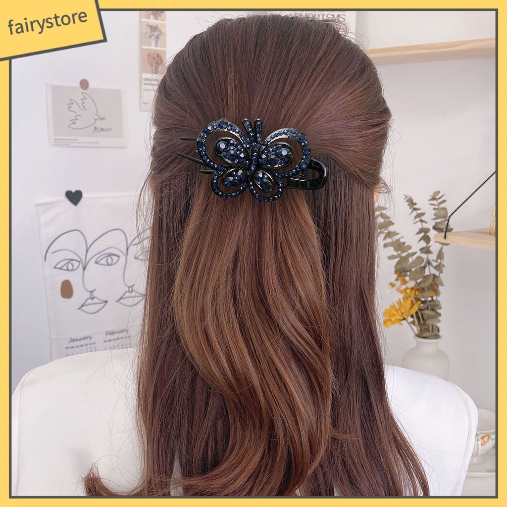 Kẹp Tóc 3 Kẹp Mỏ Vịt Đính Đá Trang Trí Thời Trang Sang Trọng Dành Cho Bạn Nữ