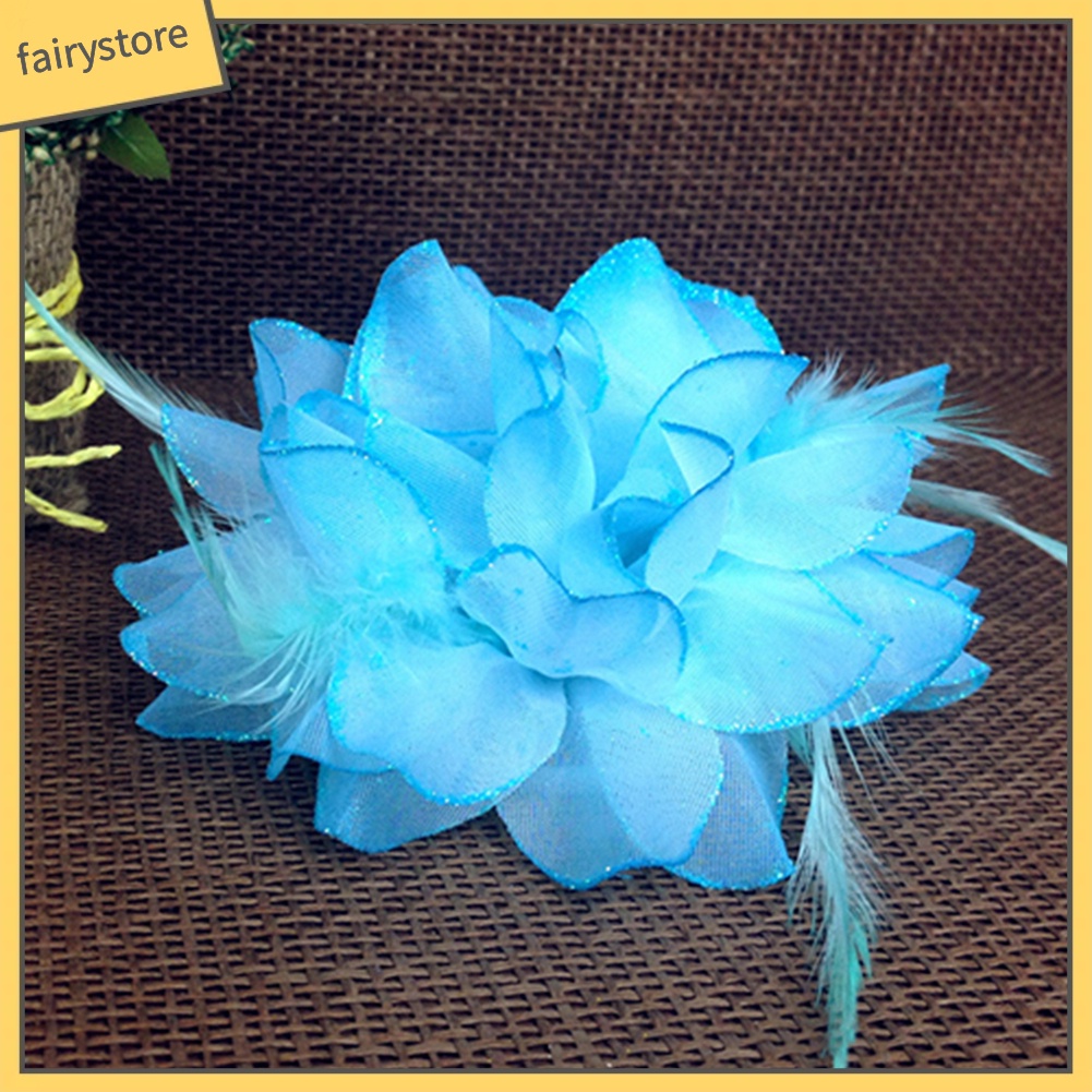 Băng Đô Hoa Cài Tóc Đính Đá Xinh Xắn Cho Cô Dâu