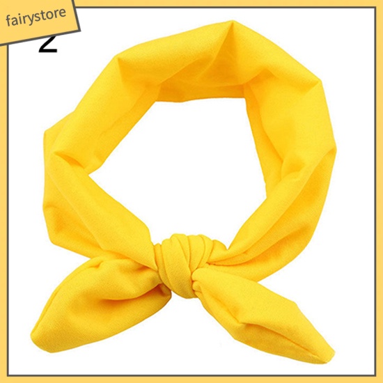 Băng Đô Tai Thỏ Co Giãn Cho Bé Gái