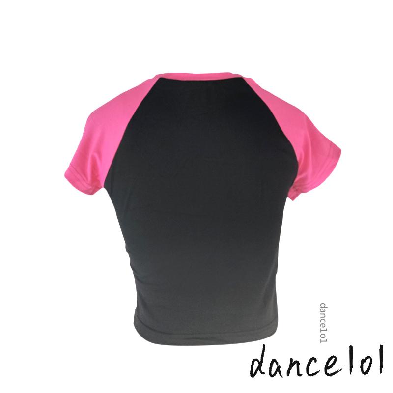 Áo Thun Tay Ngắn Cổ Tròn In Chữ dance1o1