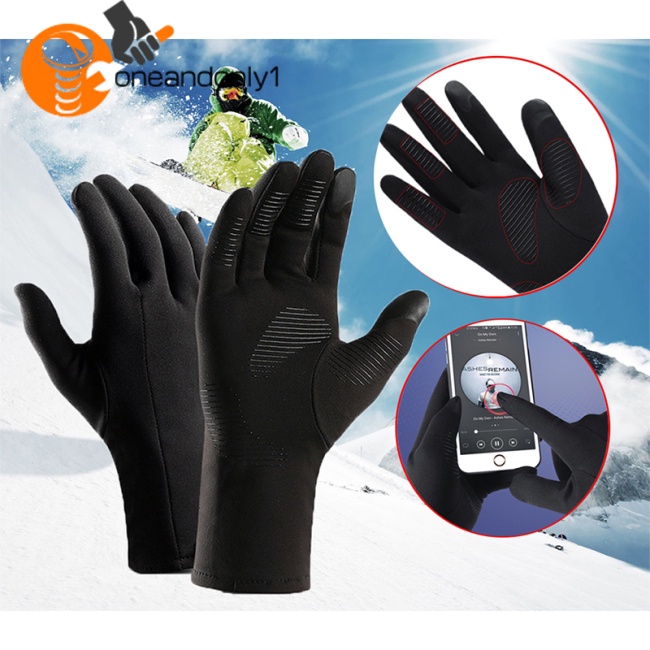 Găng Tay Giữ Ấm Chống Trượt Có Thể Chạm Màn Hình Cảm Ứng Thời Trang Mùa Đông