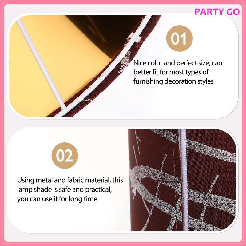 Chụp Đèn Bằng Vải Kích Thước 26x26cm Phong Cách Cổ Điển Độc Đáo Trang Trí Nhà Cửa