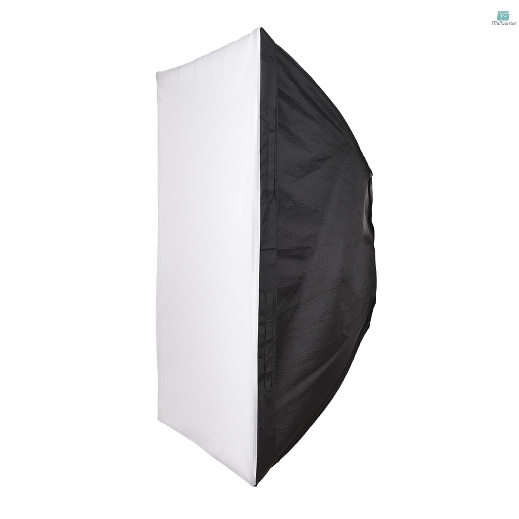 60 * 90cm Rectangular Softbox Professional Collapsible Portable Photography Soft Box with Bowens Mount Storage Bag for Portrait Live Stream Video Shooting