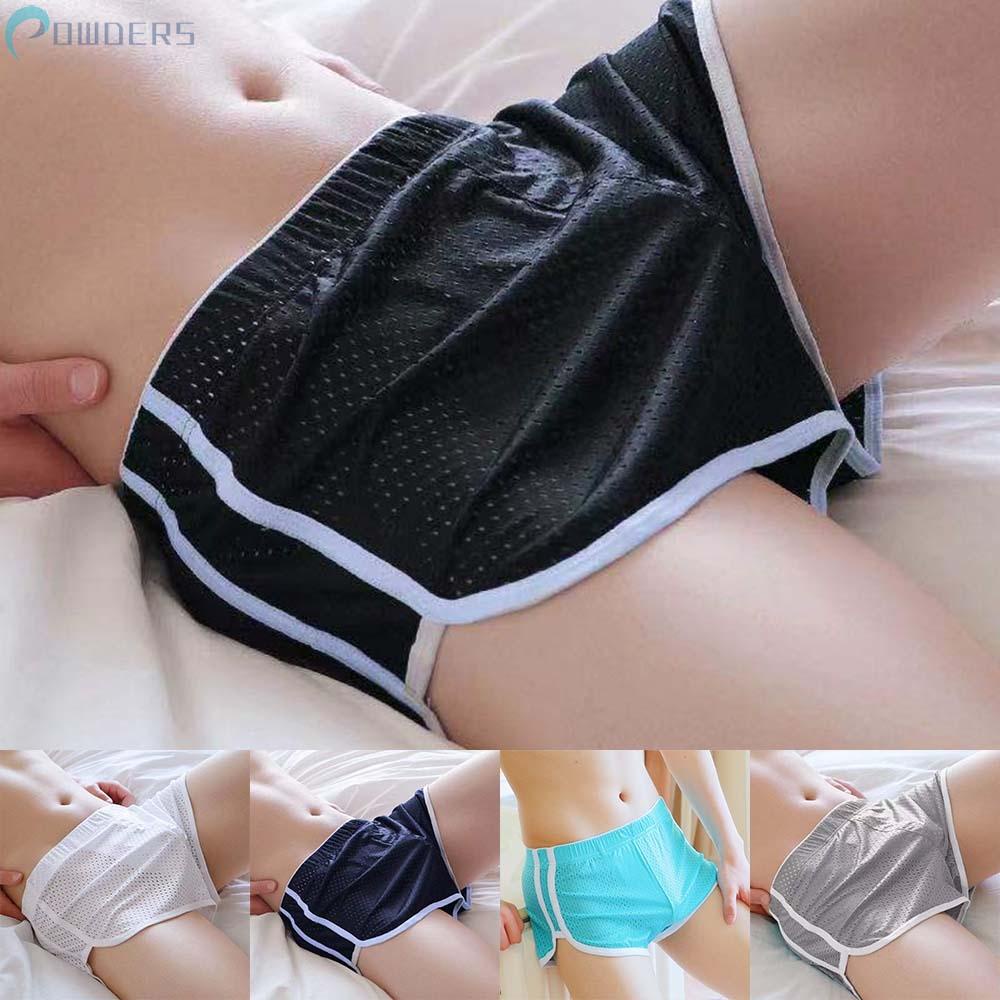 Quần Lót Boxer Vải Lụa Lạnh Thoáng Khí Thoải Mái Cho Nam