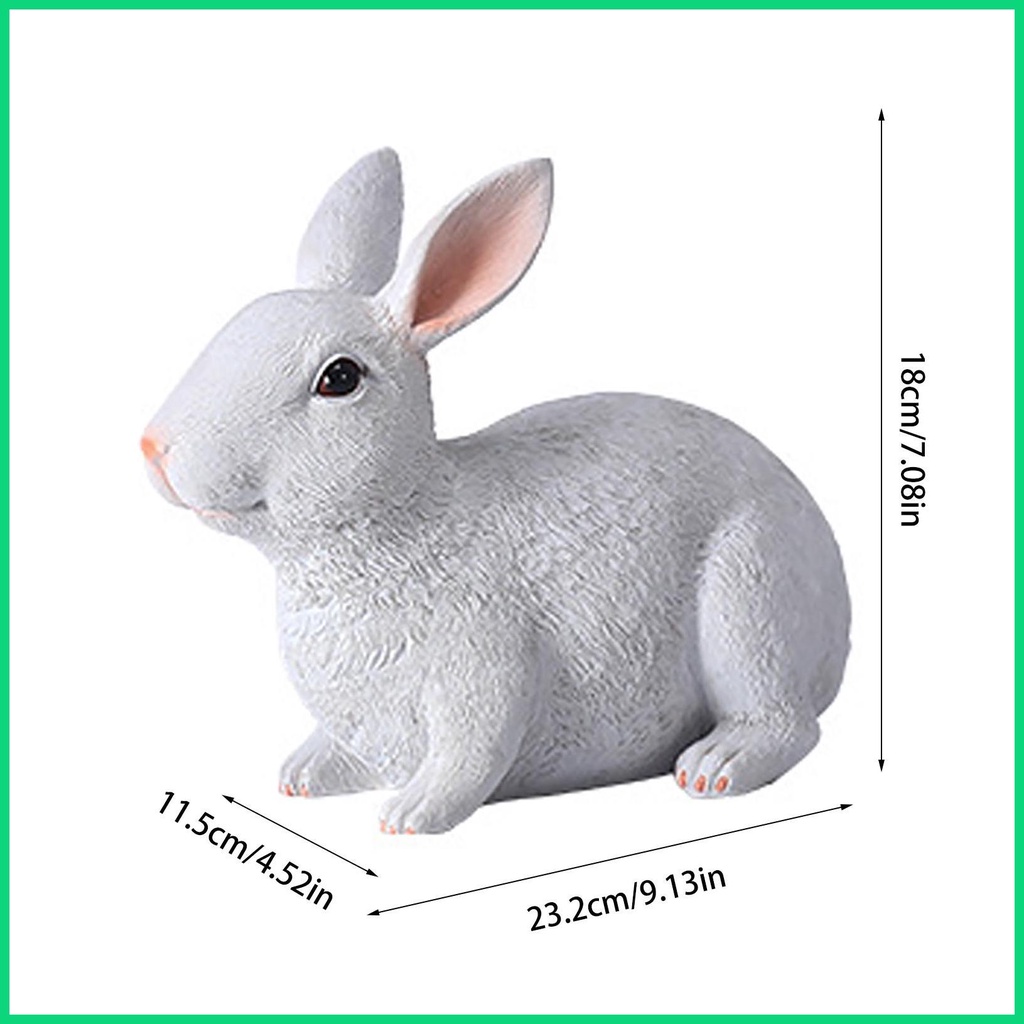 Tượng Hình Thỏ Bunny Dễ Thương Dùng Trang Trí Vườn