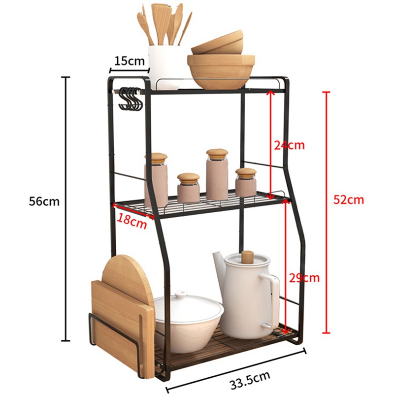 Giá Inox Dày Dặn Để Đồ Dùng Nhà Bếp Tiện Dụng
