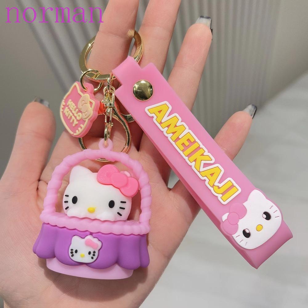 Móc Khóa Hình NORMAN Hoạt Hình Sáng Tạo Dễ Thương Vui Nhộn Phong Cách Hàn Quốc