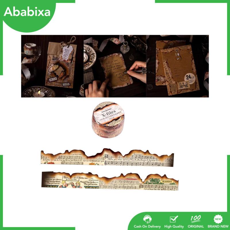 [Ababixa] Cuộn Băng Keo Dán Trang Trí Sổ Tay DIY