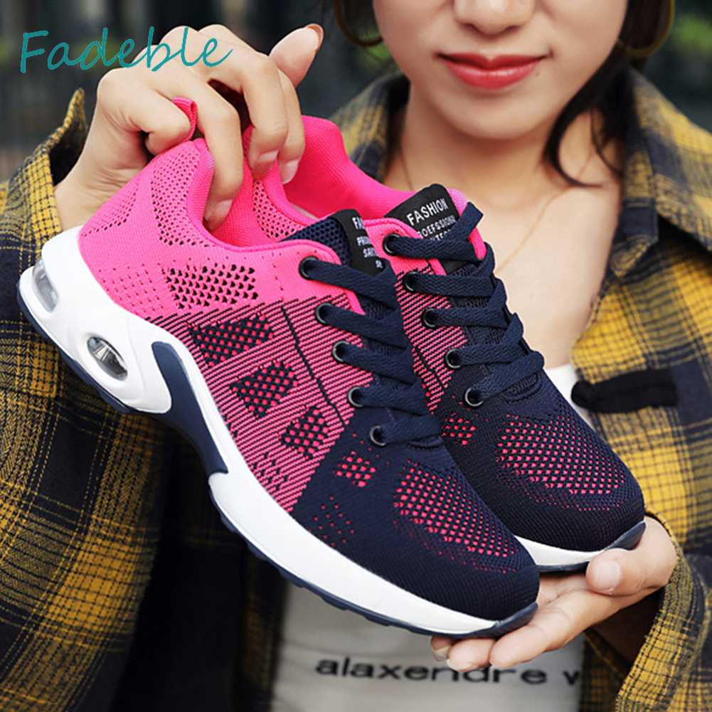 Giày Chạy Bộ Đế Phẳng Cột Dây Thoáng Khí Unisex