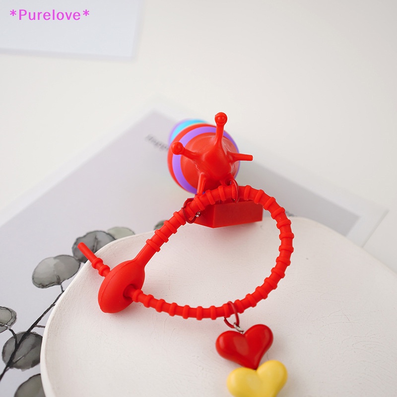 Móc Khóa Hình Ốc Sên Nhiều Màu Sắc Vui Nhộn Dành Cho Người Lớn Và Trẻ Em Mới