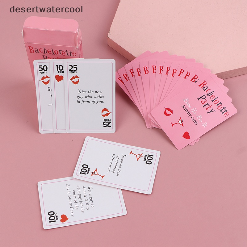 Set 52 Thẻ Trò Chơi Bachelorette Vui Nhộn