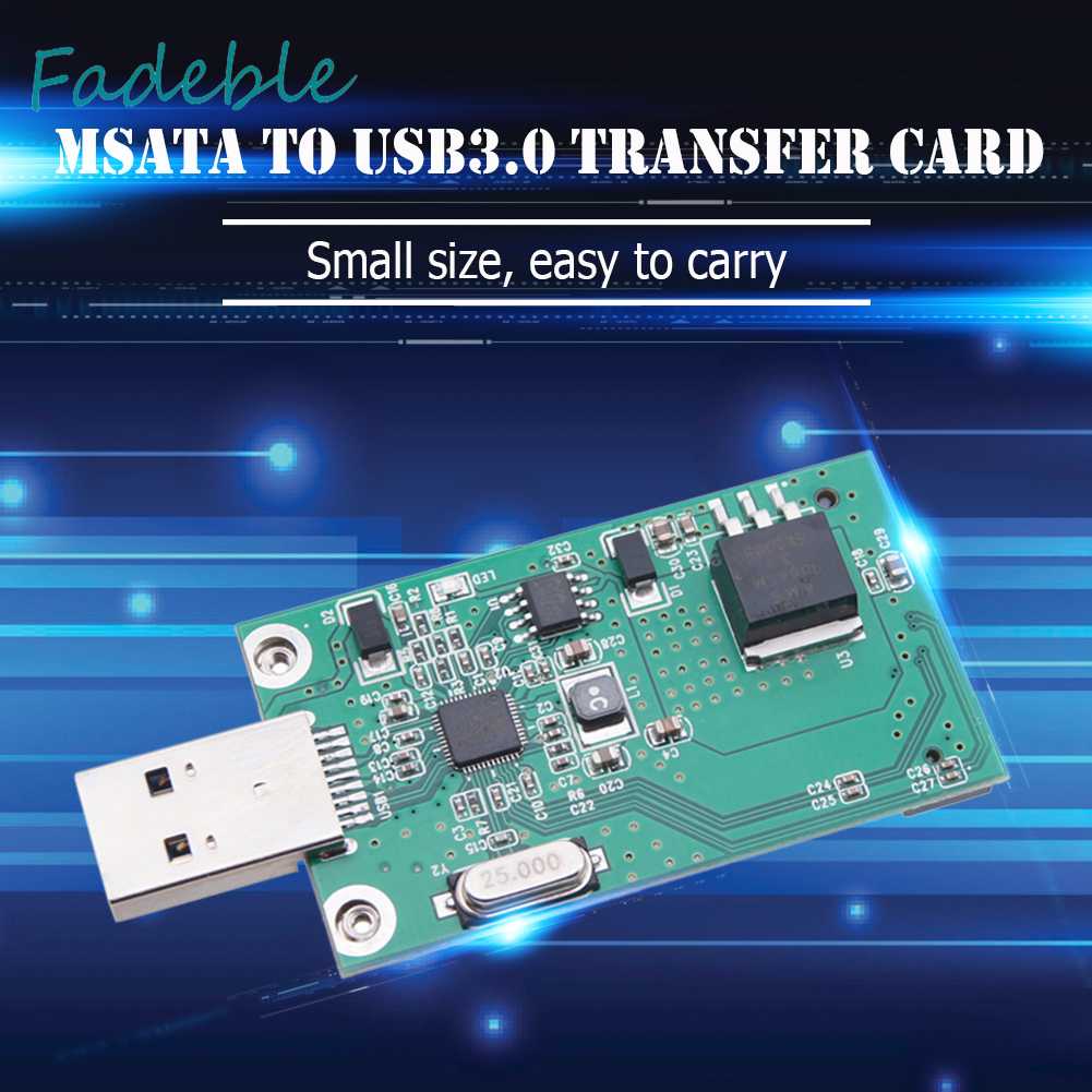 Card Chuyển Đổi PCI-E MSATA SSD Sang Usb 3.0 Cho Máy Tính Thẻ