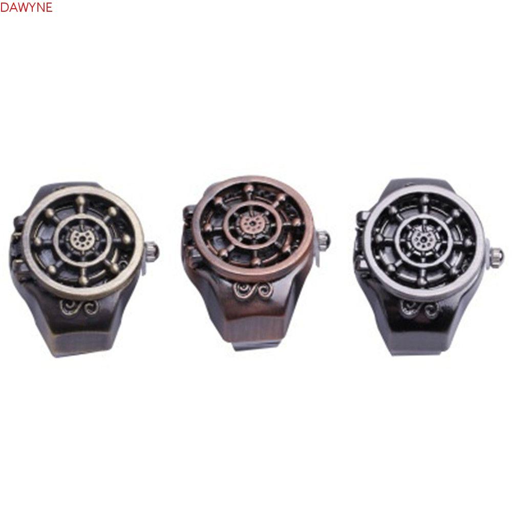Nhẫn Hợp Kim Đồng Hồ DWAYNE Thiết Kế Bánh Lái Bánh Lái Cổ Điển Thời Trang Unisex