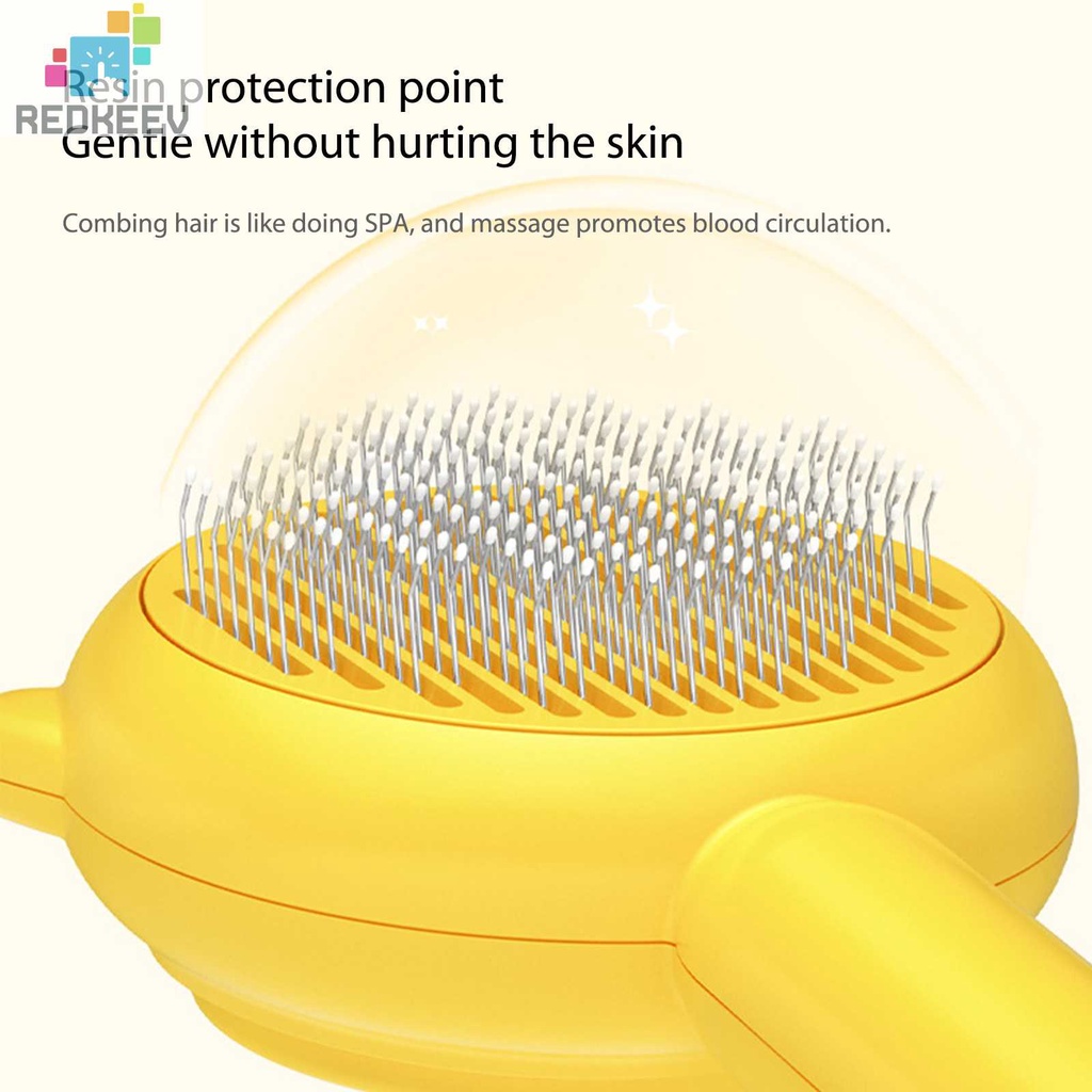 Lược Chải Lông Cho Thú Cưng Bằng Thép Không Gỉ Dễ Thương