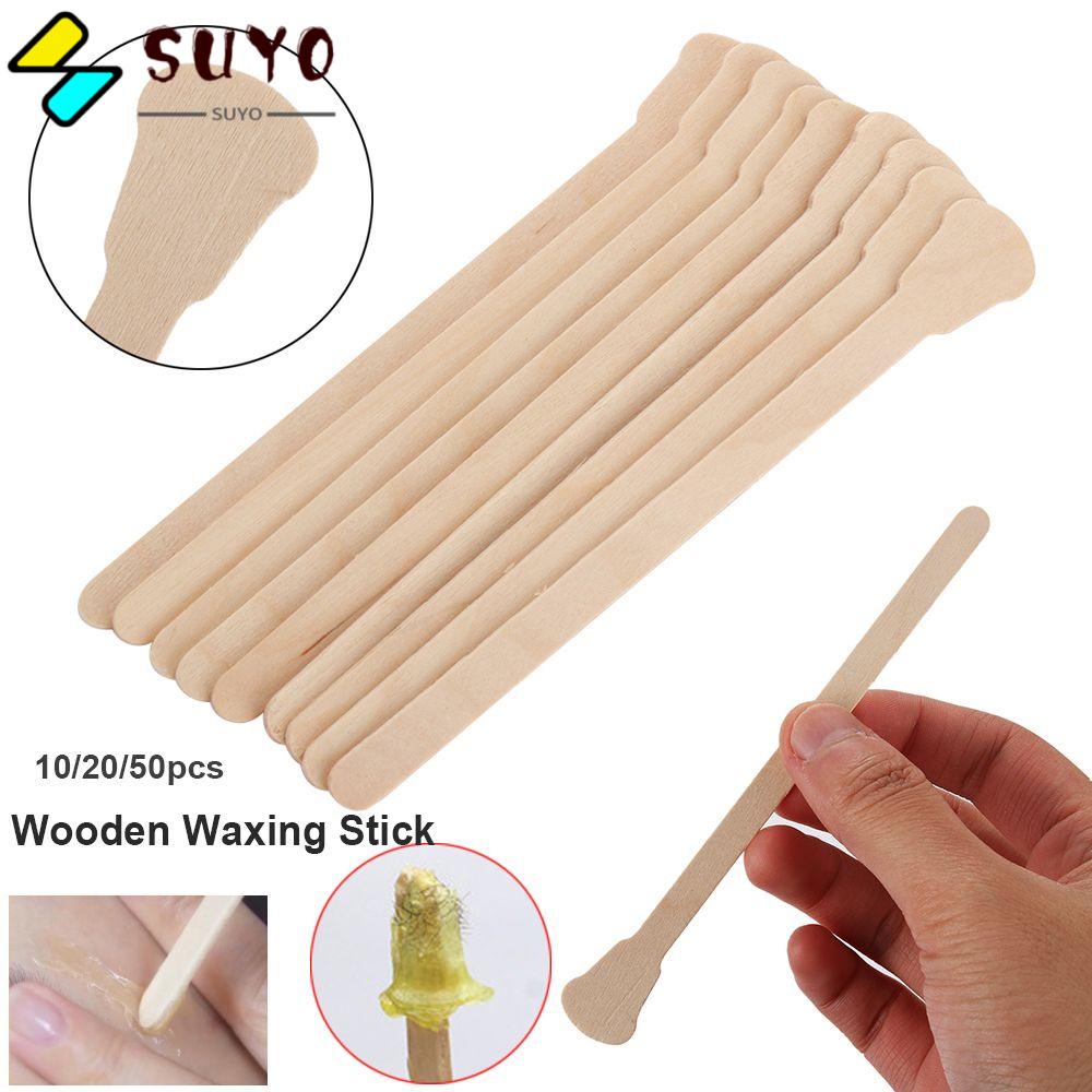 Set 10 / 20 / 50 Que Gỗ Sáp Tẩy Lông Tiện Dụng