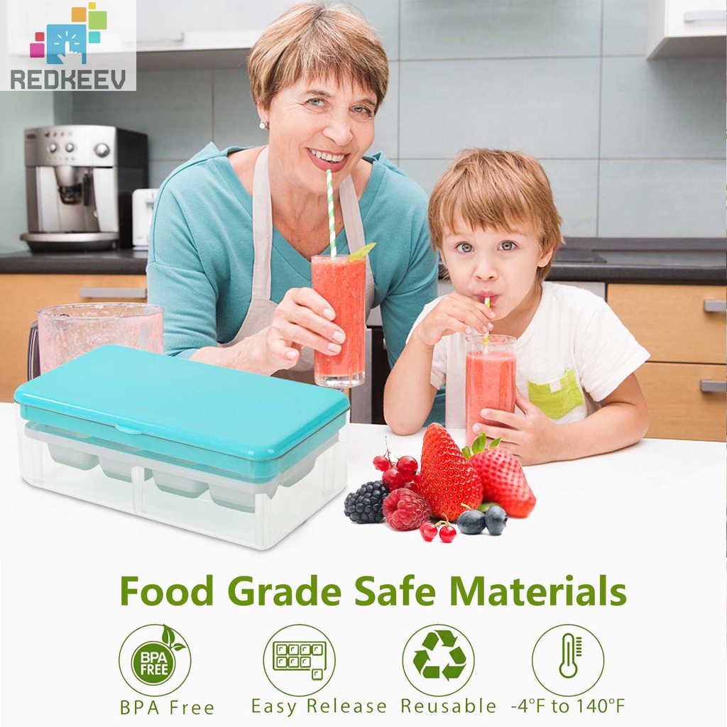 Set 2 Hộp Làm Kem Chống Bụi Tiện Lợi