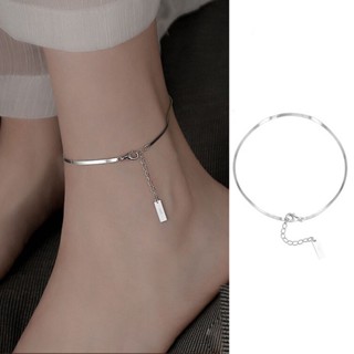 Lắc Chân Dây Xích Dạng Xương Rắn Không Phai Màu Thời Trang Cho Nữ