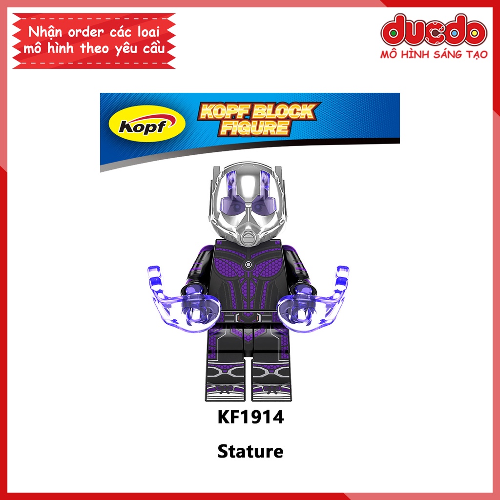 Minifigures các nhân vật siêu anh hùng tuyệt đẹp Batman, Flash, Ant - Đồ chơi Lắp ghép Xếp hình Mini Mô hình Kopf KF6185