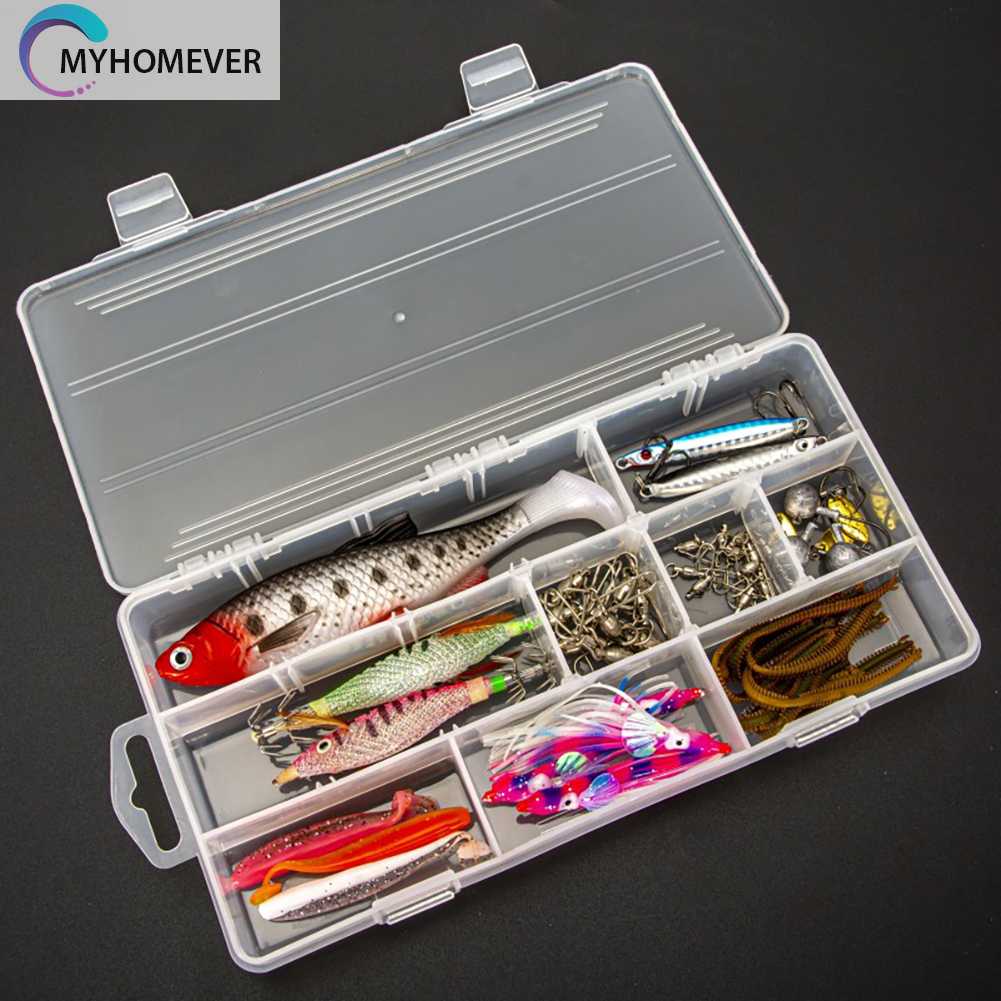 Hộp Nhựa 15 Ngăn Đựng Lưỡi Câu Cá Tiện Lợi