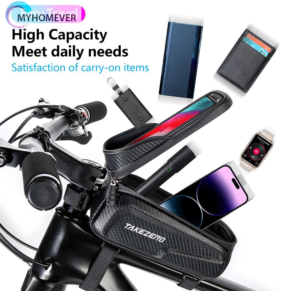 Túi Đựng Xe Đạp Có Khóa Kéo Đôi Vỏ Cứng Chống Mưa Tiện Dụng