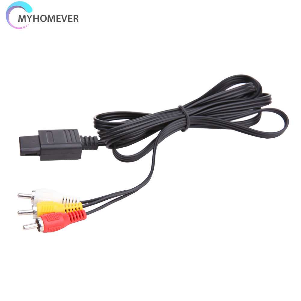 Dây CáP Âm Thanh / Video AV TV Cho MáY Chơi Game Nintendo 64 N64 NGC SNES SFC