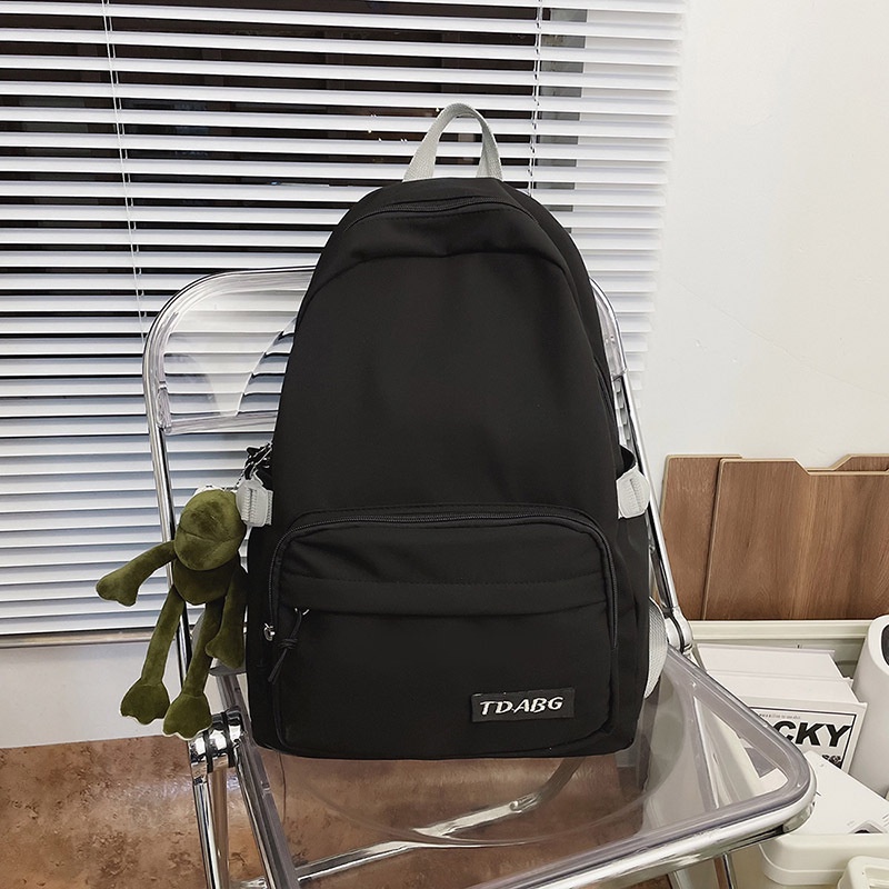 Ba Lô Đi Học Màu Sắc Tương Phản Phong Cách Harajuku Nhật Bản Thời Trang Cho Nam Và Nữ