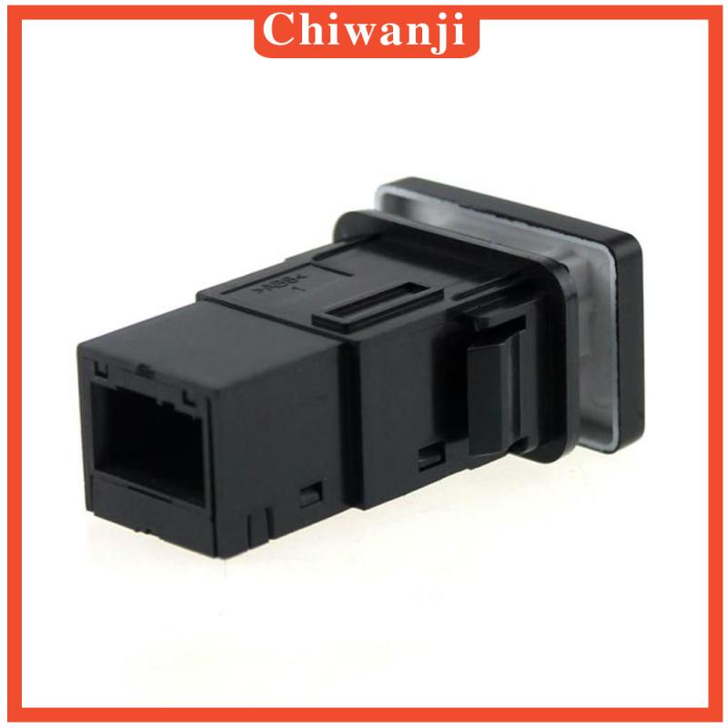 [Chiwanji] Công Tắc Nhấn Khởi Động Xe Hơi Có Đèn LED Xanh Dương 12V