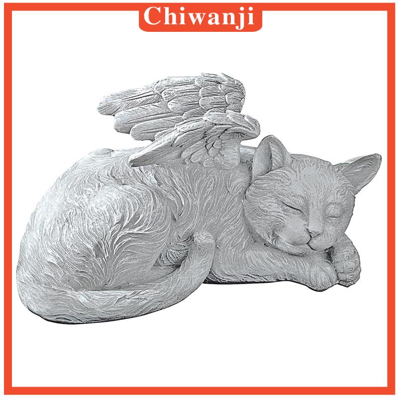 [Chiwanji] Tượng Pet in Wing Tribute Trang Trí Vườn