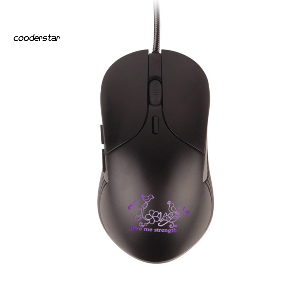 Chuột Máy Tính Có Dây Phát Sáng Không Gây Tiếng Ồn