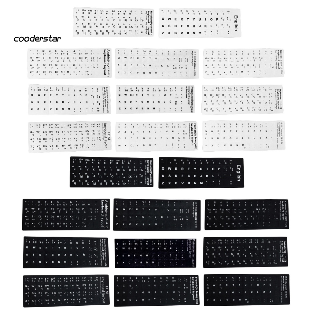 Miếng Dán Bàn Phím Máy Tính Đa Ngôn Ngữ Long Time