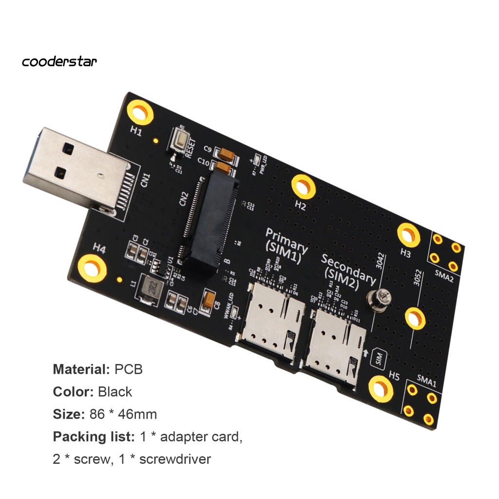 Thẻ Chuyển Đổi Cổng NGFF M.2 B Sang USB 3.0 Chuyên Dụng Cho Desktop