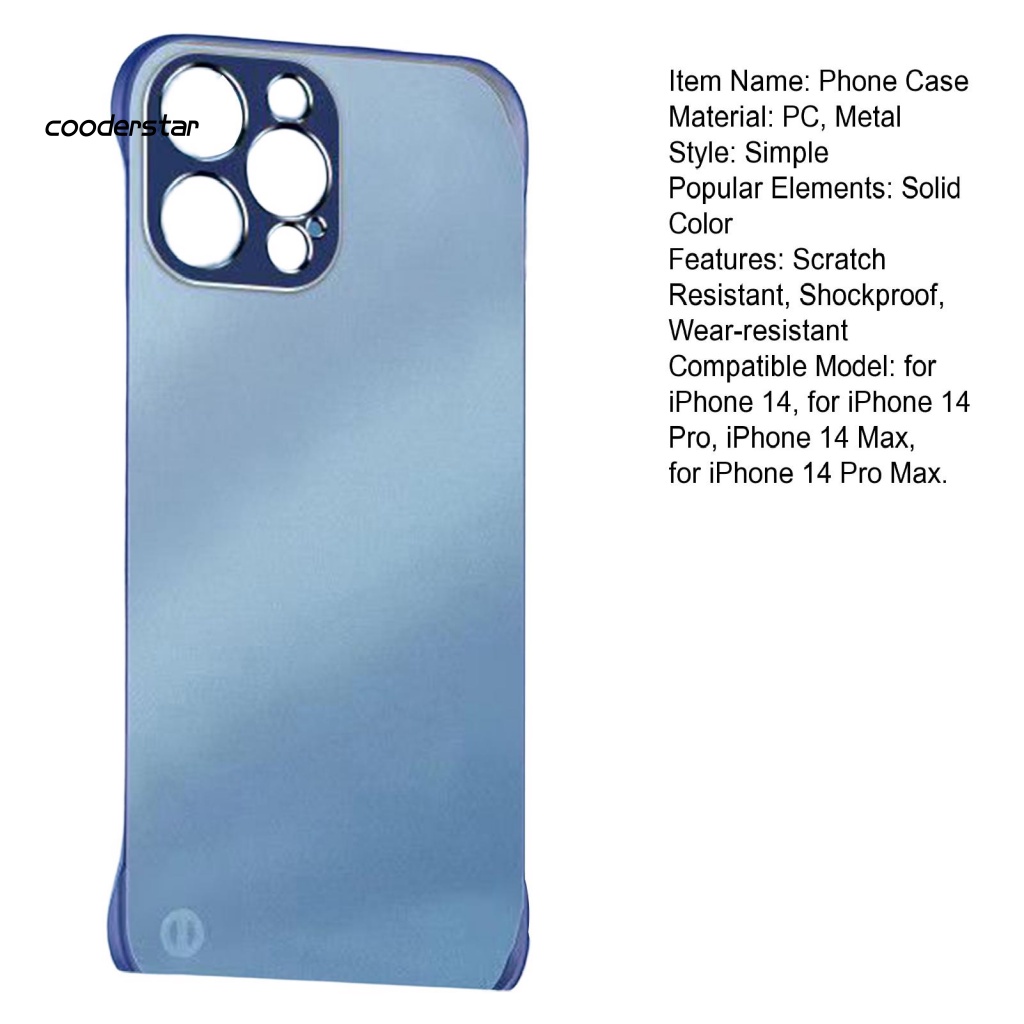 Ốp Điện Thoại Thông Minh Màu Trơn Chống Trượt Chống Sốc Cho iPhone14 Pro Max