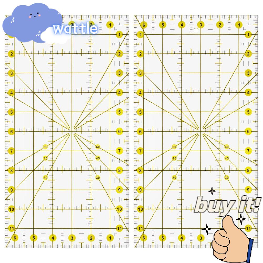 Thước Đo Bằng Acrylic Chuyên Dụng Cho May Vá