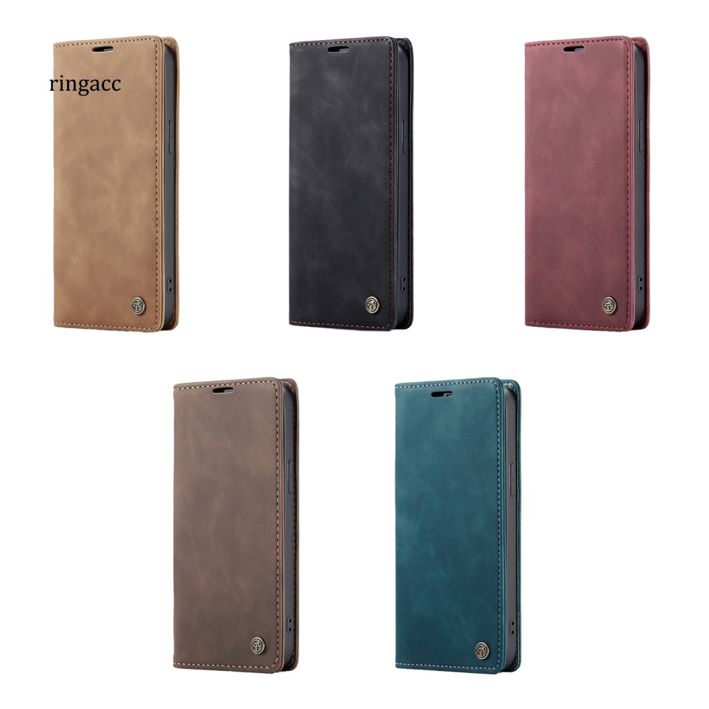 Bao Da Điện Thoại Nắp Lật Hít Nam Châm Có Thể Làm Giá Đỡ Cho iPhone12 / 13 / 14