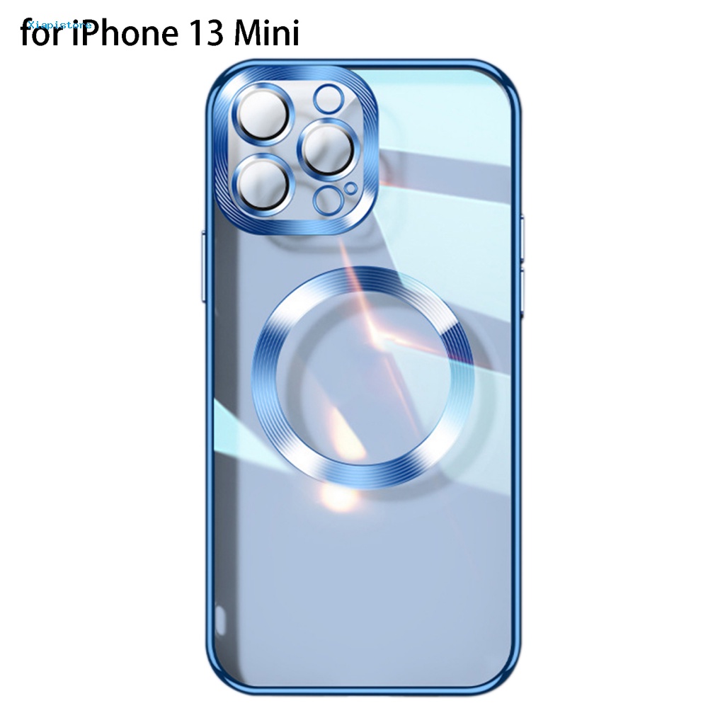Ốp Điện Thoại Trong Suốt Từ Tính Chống Bụi Chống Trầy Cho iPhone 14 13 12 Mini Pro Plus Pro Max