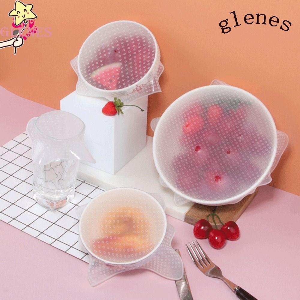 Set 4 Nắp Co Giãn Đậy Tô Chén Chống Ruồi Tiện Dụng