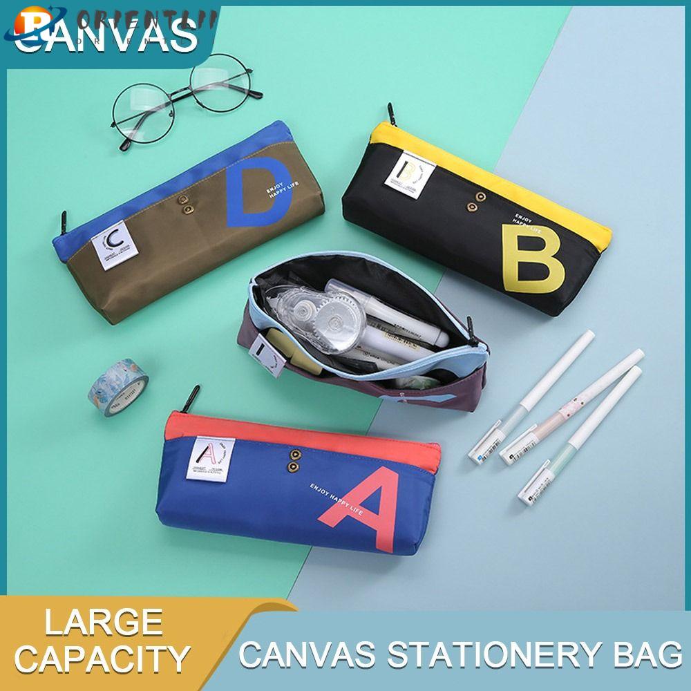 Túi Đựng Bút Chì Sức Chứa Lớn Họa Tiết Hoạt Hình Dễ Thương Ốp