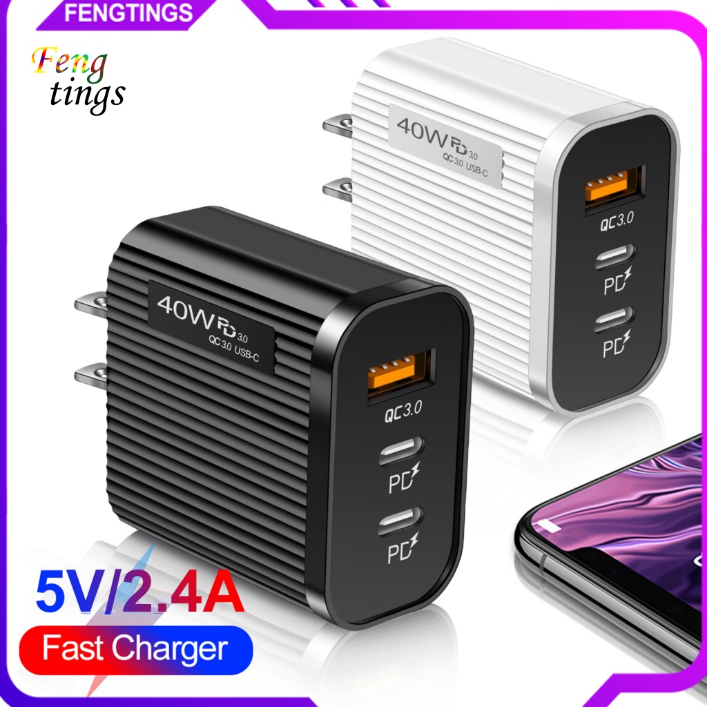 Cục Sạc Điện Thoại Cổng USB Type C Chống Va Chạm Kích Thước Nhỏ Gọn