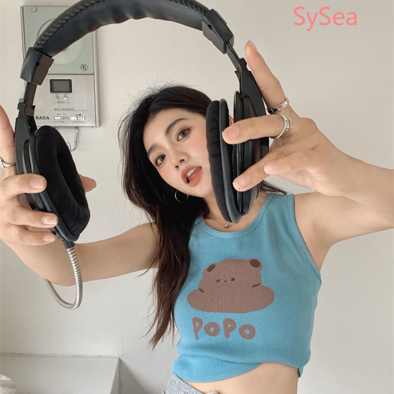 Áo Hai Dây Ôm Dáng Thời Trang Mùa Hè Hàn Quốc Cho Nữ