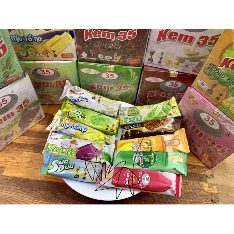Kem tràng tiền 35 socola 10 que