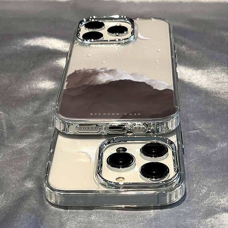 ✅Ốp Điện Thoại Dẻo Họa Tiết Đám Mây Chống Sốc Cho Iphone12In Style / Apple 11plus7 max 14pro138 FTD9