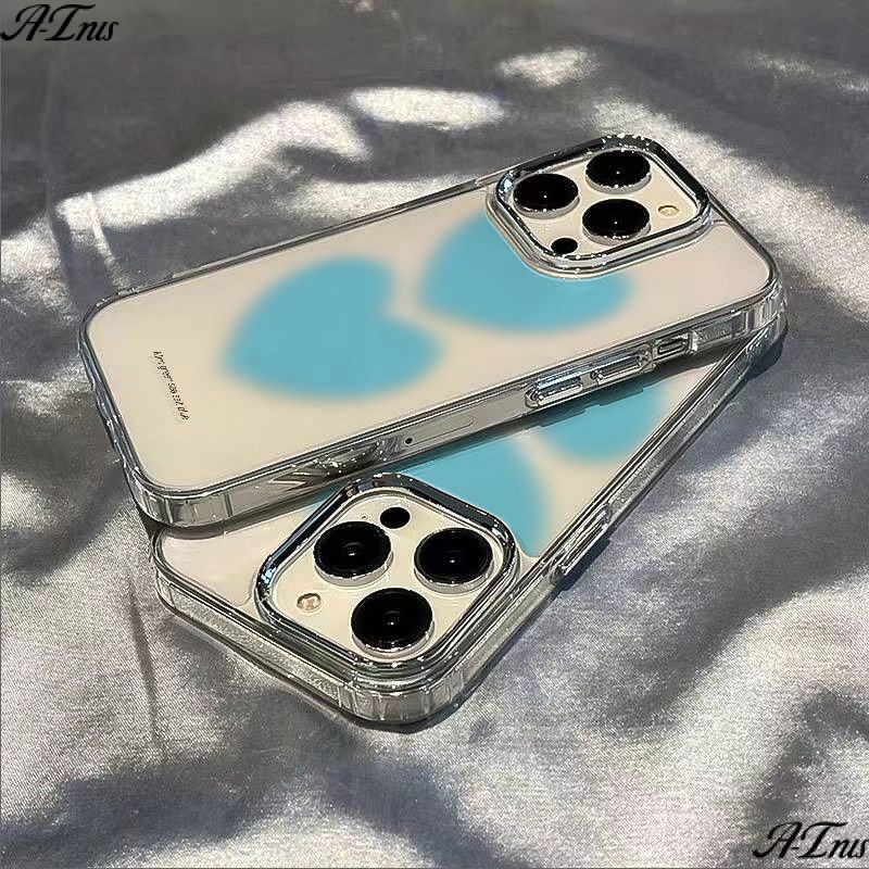 ✅Plus Ốp Điện Thoại Mềm Chống Sốc Họa Tiết Trái Tim Đơn Giản Cho Iphone 8 13 11 14pro 12 7In