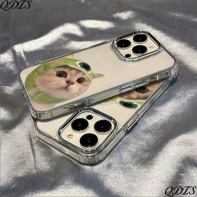 ✅Ốp Điện Thoại Mềm Chống Sốc In Hình Mèo / Đầu Đơn Giản Cho Iphone 8iPhone1214proplus 7max1311 Irf5