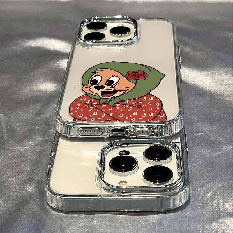 ✅Ốp Điện Thoại Dẻo Họa Tiết Đơn Giản Thời Trang Chống Sốc Cho iPhone12maxxs 7 Jerry 1314pro11 Plus 8