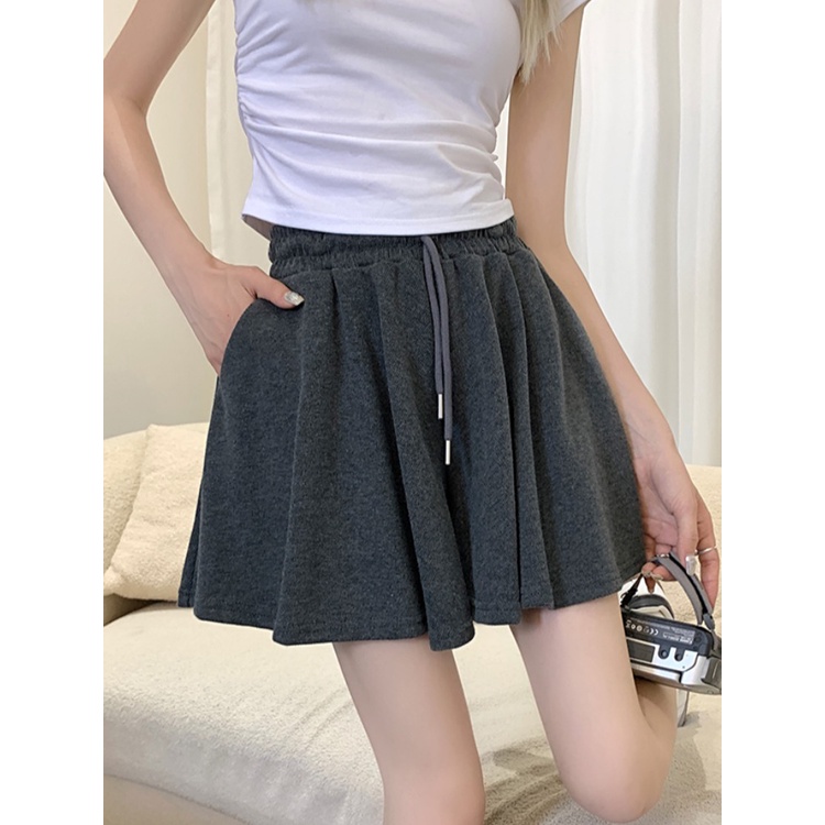 Quần Short Thể Thao Lưng Thun Rút Dây Dáng Chữ A Thời Trang Mùa Hè Cho Nữ