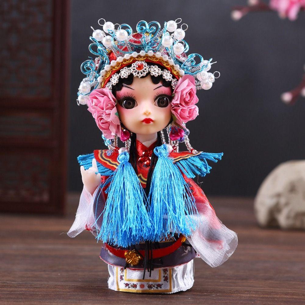 YIYU Nhân Vật Opera Bằng Lụa Nhỏ Đa Năng Trang Trí Nhà Cửa