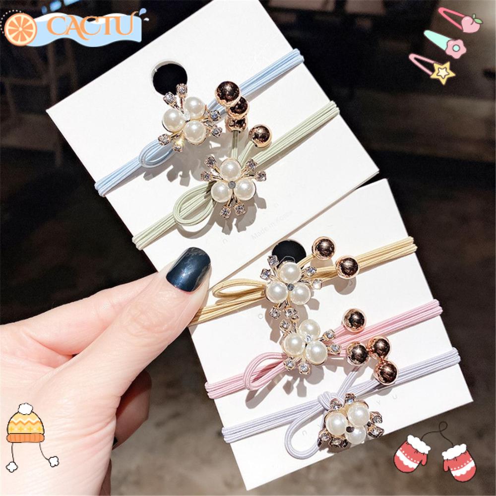 CACTU Dây Buộc Tóc Màu Sắc Ngẫu Nhiên Dành Cho Nữ